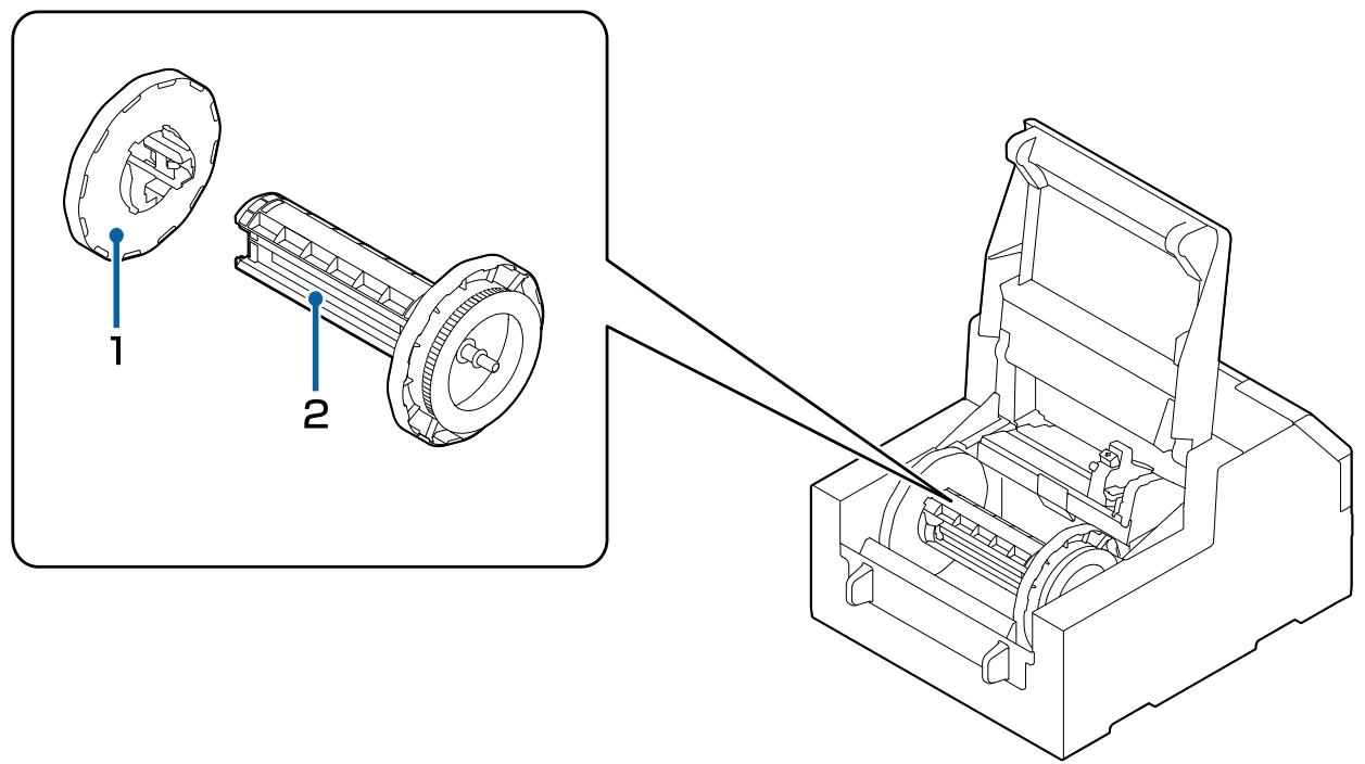 EPSON COLORWORKS CW-C6000PE - Fuseau et embase - 1