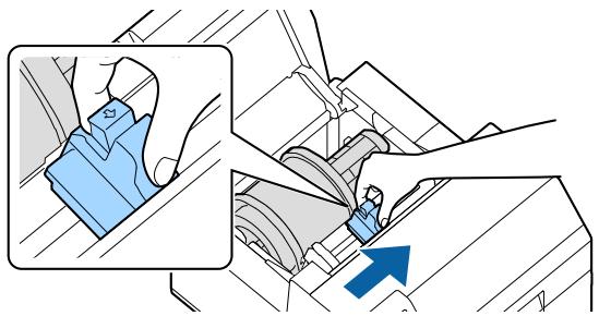 EPSON COLORWORKS CW-C6000PE - Chargement du papier (modèle coupe-papier automatique - approvisionnement de l'intérieur) - 6