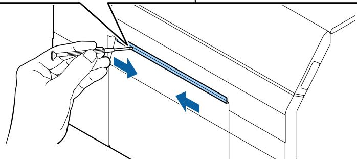 EPSON COLORWORKS CW-C6000PE - Nettoyage du coupe-papier automatique (modèle coupe-papier automatique uniquement) - 6
