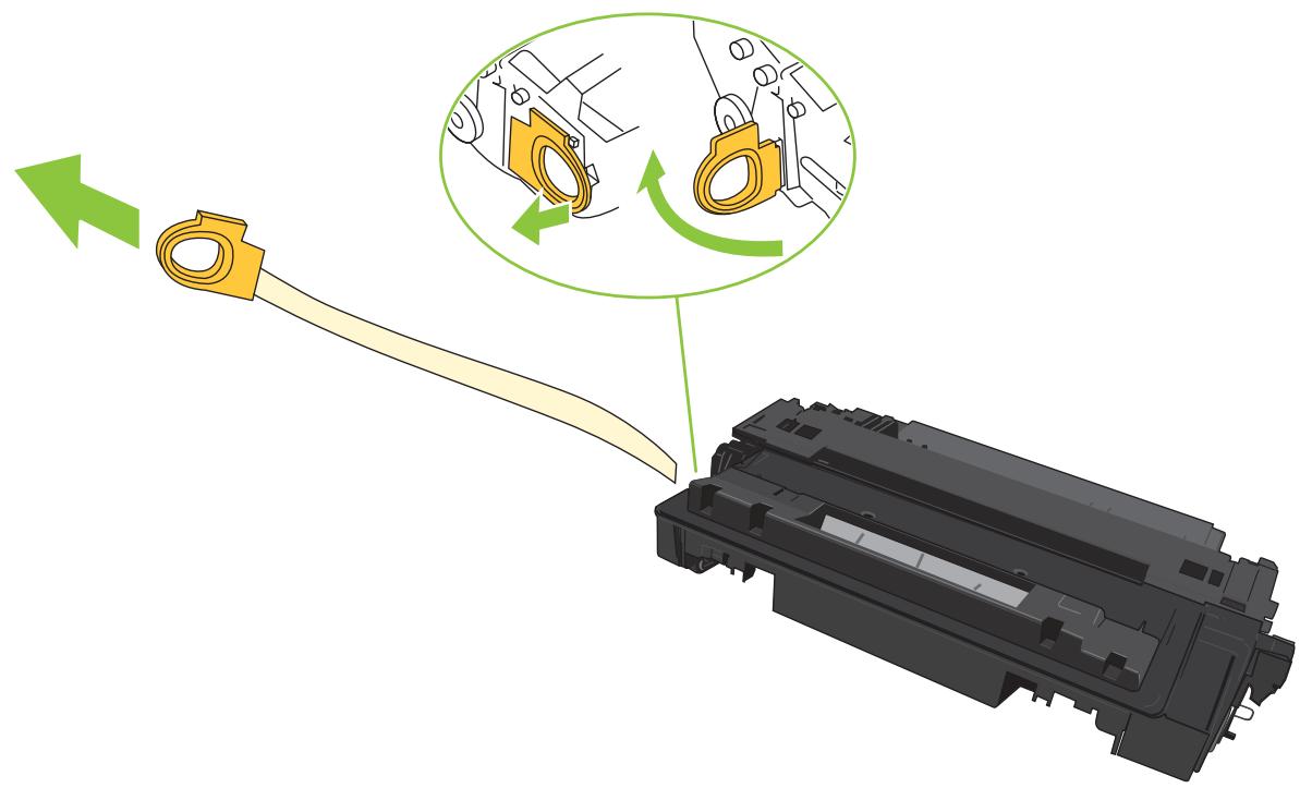 HP LASERJET P3015 - Remplacement de la cartouche d'impression - 6