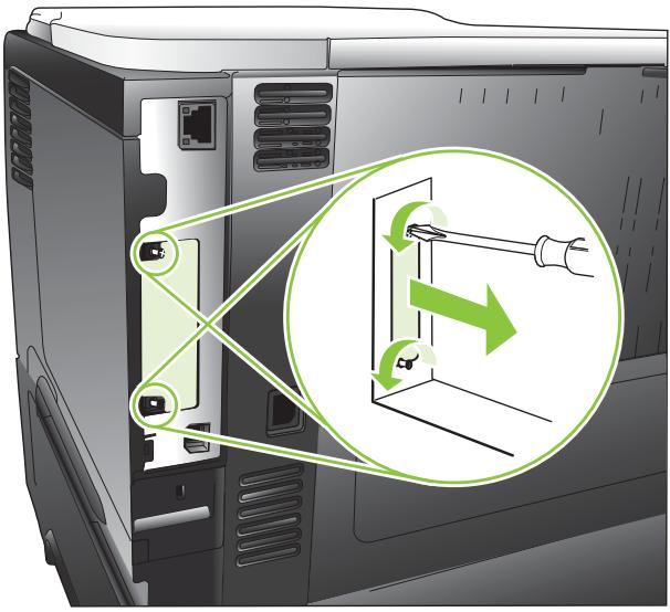 HP LASERJET P3015 - Installation des cartes EIO - 1