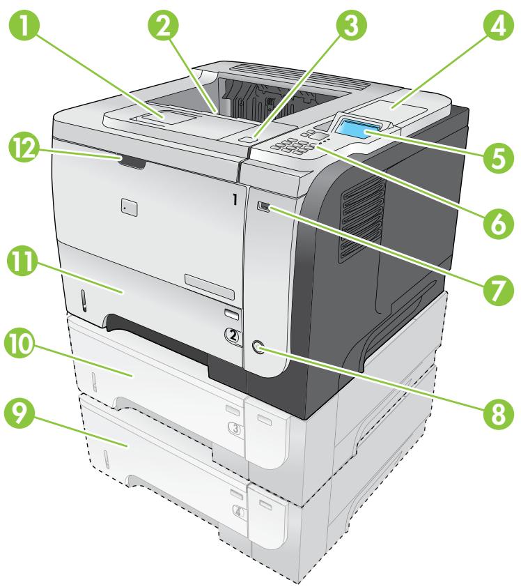 HP LASERJET P3015 - Vue avant - 1