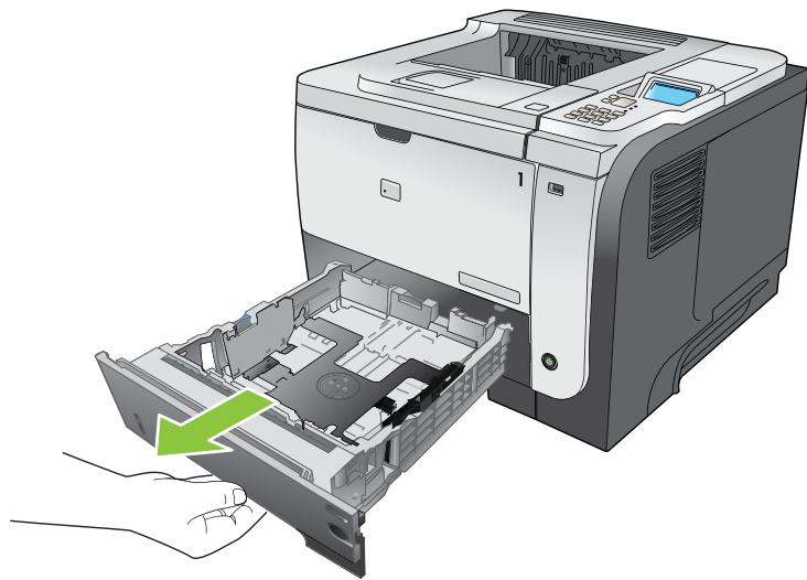 HP LASERJET P3015 - Suppression des bourrages au niveau du bac 2 ou d'un bac de 500 feuilles optionnel - 2