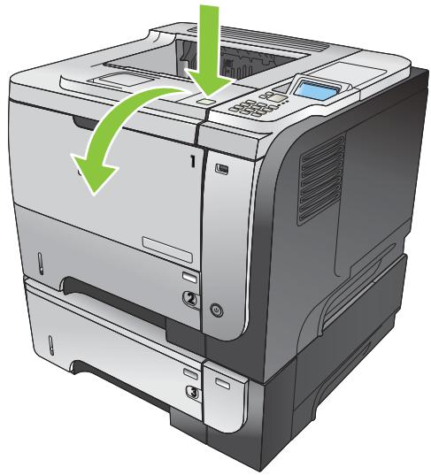HP LASERJET P3015 - Suppression des bourrages au niveau du bac 2 ou d'un bac de 500 feuilles optionnel - 4