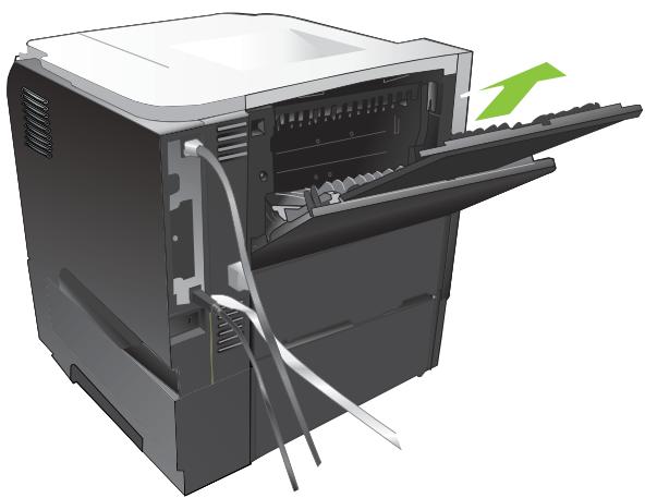 HP LASERJET P3015 - Impression vers le bac de sortie arrête - 2