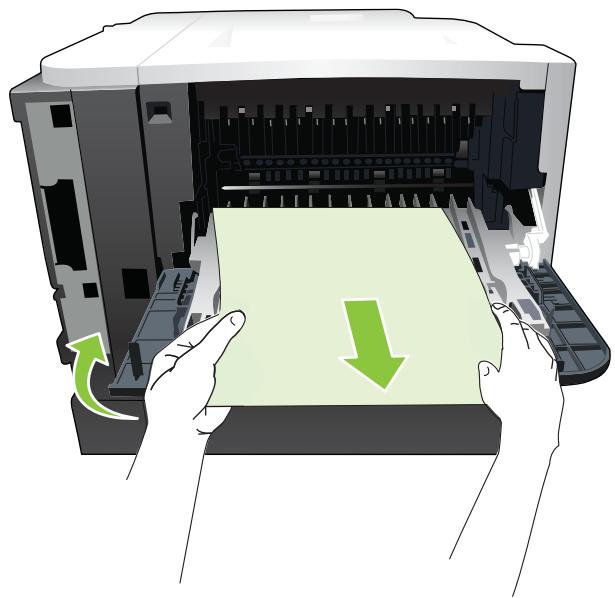 HP LASERJET P3015 - Suppression des bourrages dans l'unité d'impression recto verso - 8