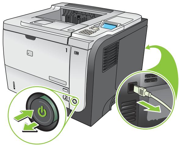 HP LASERJET P3015 - Installation des pérophériques USB internes - 1