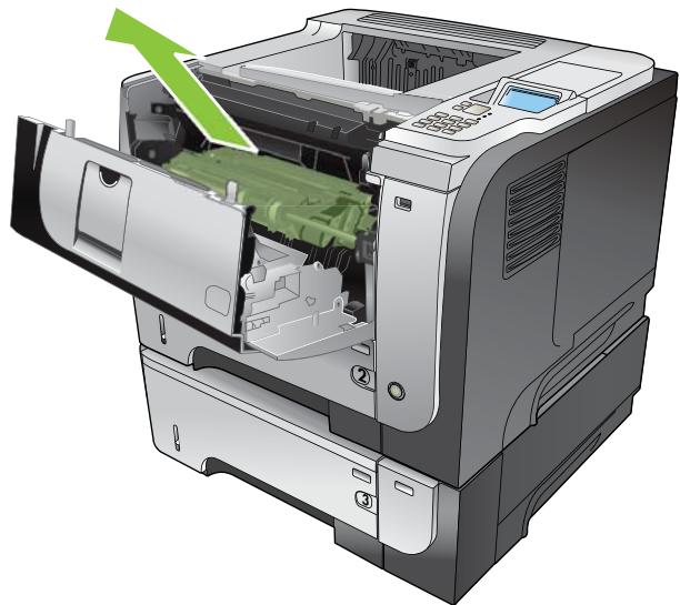 HP LASERJET P3015 - Suppression des bourrages au niveau du couvercle supérieur - 13