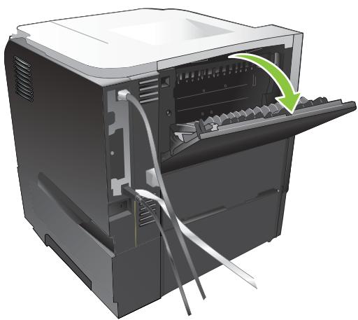 HP LASERJET P3015 - Impression vers le bac de sortie arrête - 1