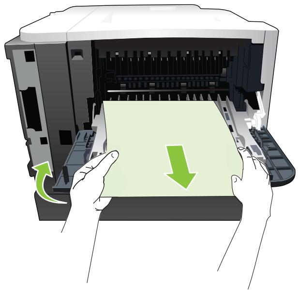 HP LASERJET P3015 - Suppression des bourrages au niveau du couvercle supérieur - 9