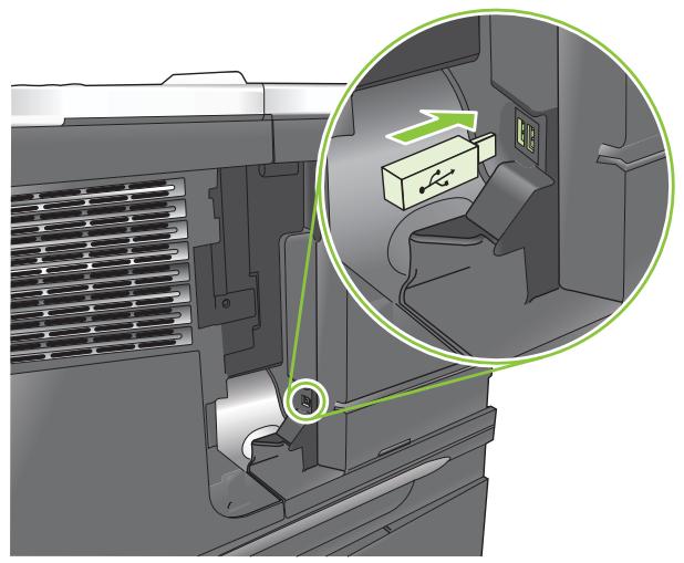 HP LASERJET P3015 - Installation des pérophériques USB internes - 4