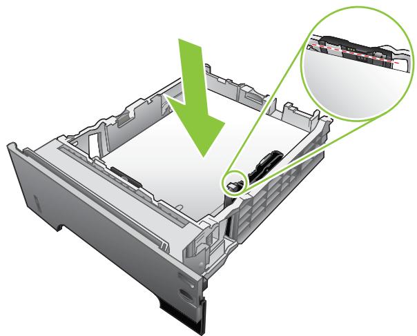 HP LASERJET P3015 - Chargement du bac 2 ou d'un bac de 500 feuilles en option - 5