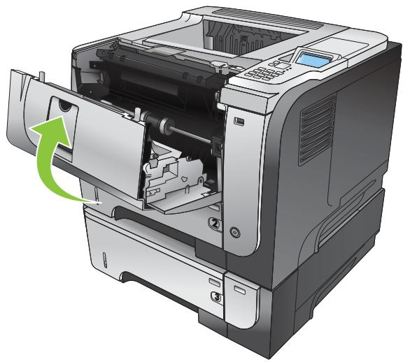 HP LASERJET P3015 - Suppression des bourrages au niveau du bac 2 ou d'un bac de 500 feuilles optionnel - 9