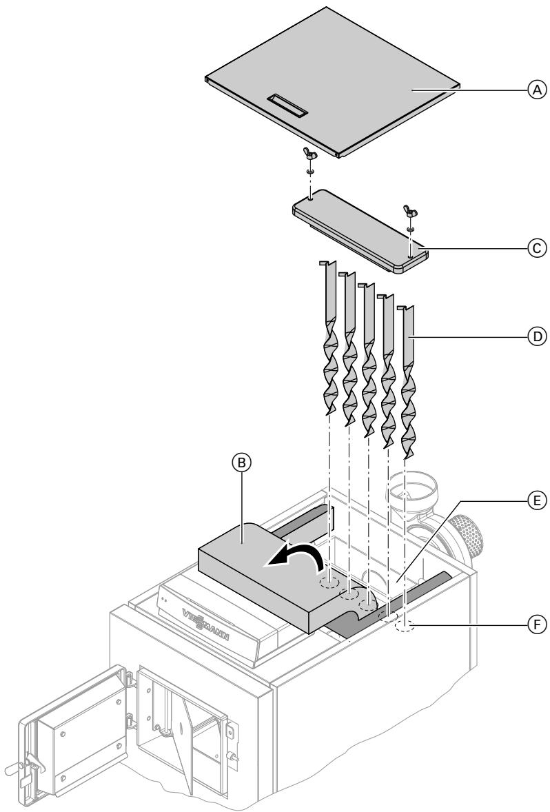 VIESSMANN VITOLIGNO 100-C - Surfaces de chauffe en aval (au bout de 2 à 4 semaines) - 1