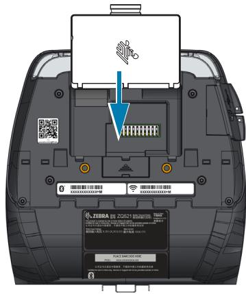 ZEBRA ZQ511 - Installing the Battery - 2