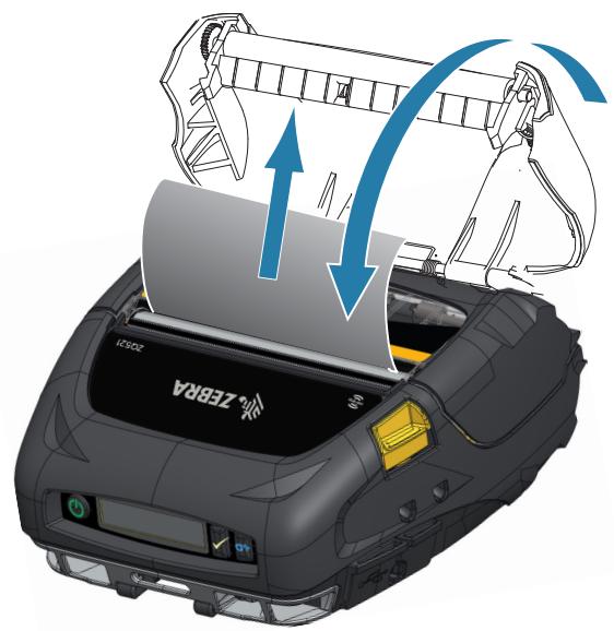ZEBRA ZQ511 - Loading Media - 5