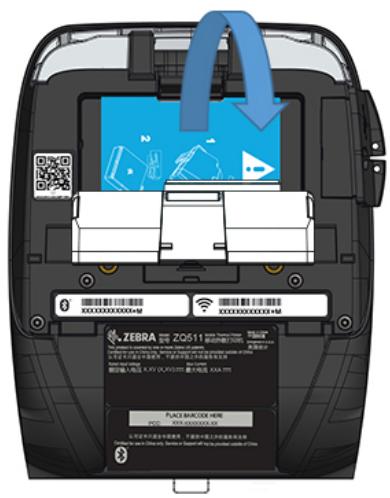 ZEBRA ZQ511 - Removing the Battery - 2