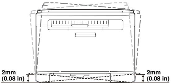 SAMSUNG CLX-3185F - Choisissez un emplacement stable. - 2