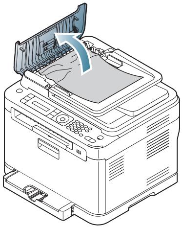 SAMSUNG CLX-3185F - Suppression d'un bourrage de document (CLX-318xFN/CLX-318xFW uniquement) - 3