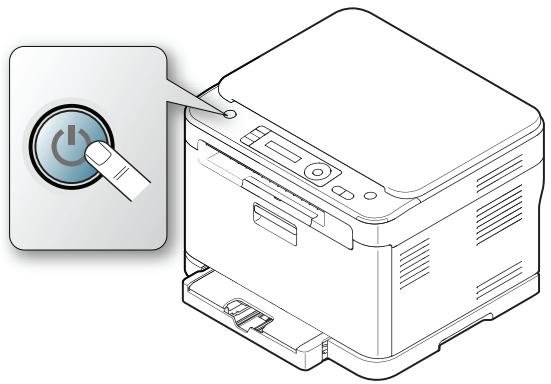 SAMSUNG CLX-3185F - Bouton Alimentation (Power) - 1