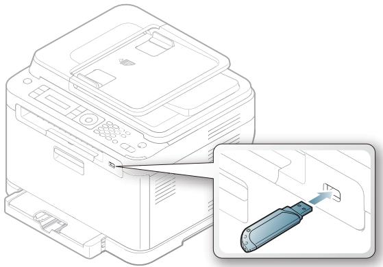 SAMSUNG CLX-3185F - Numérisation vers un périphérique de stockage USB - 2