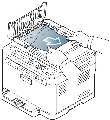 SAMSUNG CLX-3185F - Suppression d'un bourrage de document (CLX-318xFN/CLX-318xFW uniquement) - 4