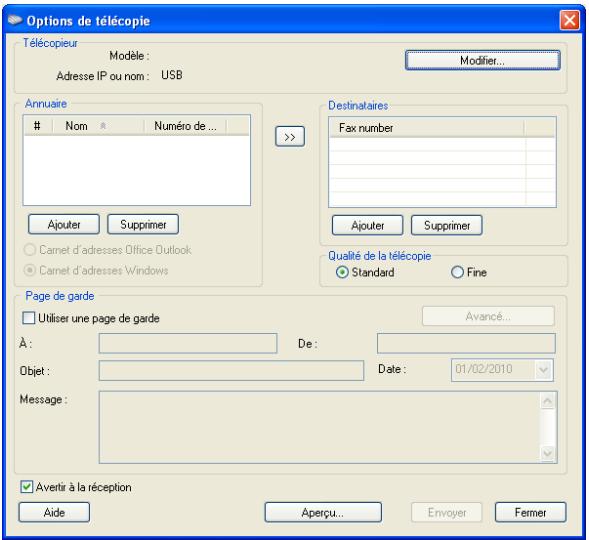 SAMSUNG CLX-3185F - Envoi d'une télécopie (Windows) - 1