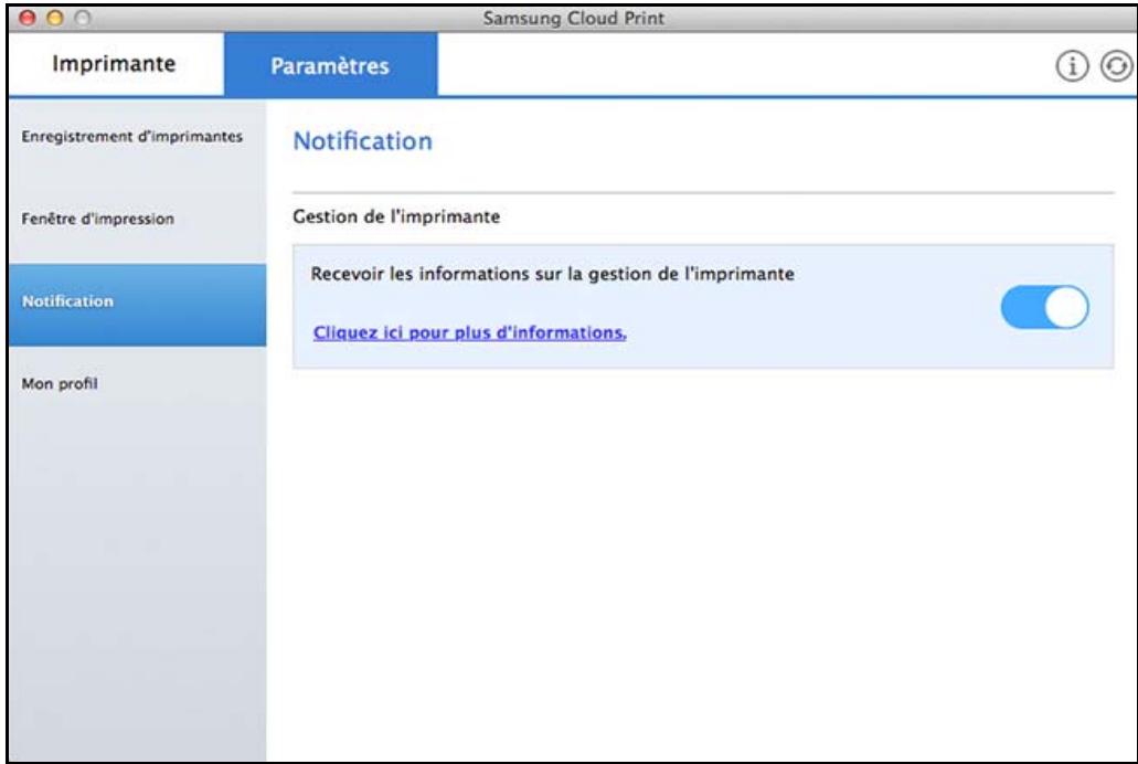 SAMSUNG PROXPRESS SL-M3320ND - Notification - 1