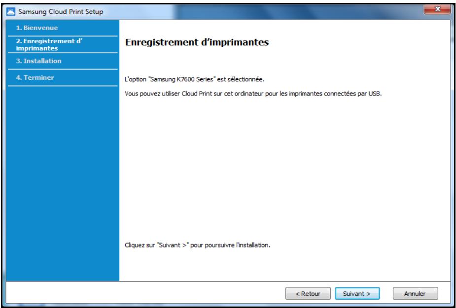 SAMSUNG PROXPRESS SL-M3320ND - Installation de Samsung Cloud Print - 3