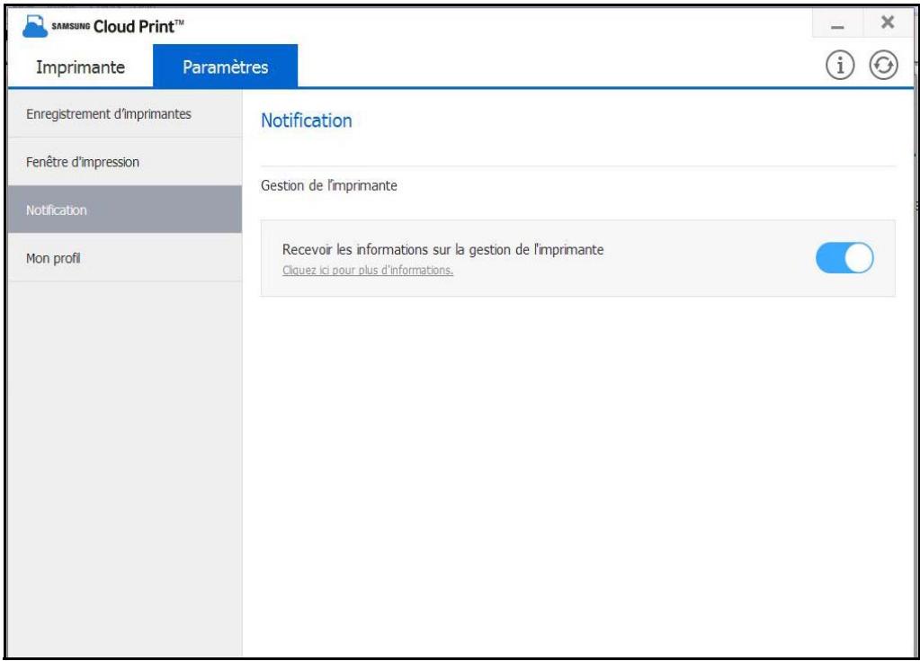 SAMSUNG PROXPRESS SL-M3320ND - Notification - 1