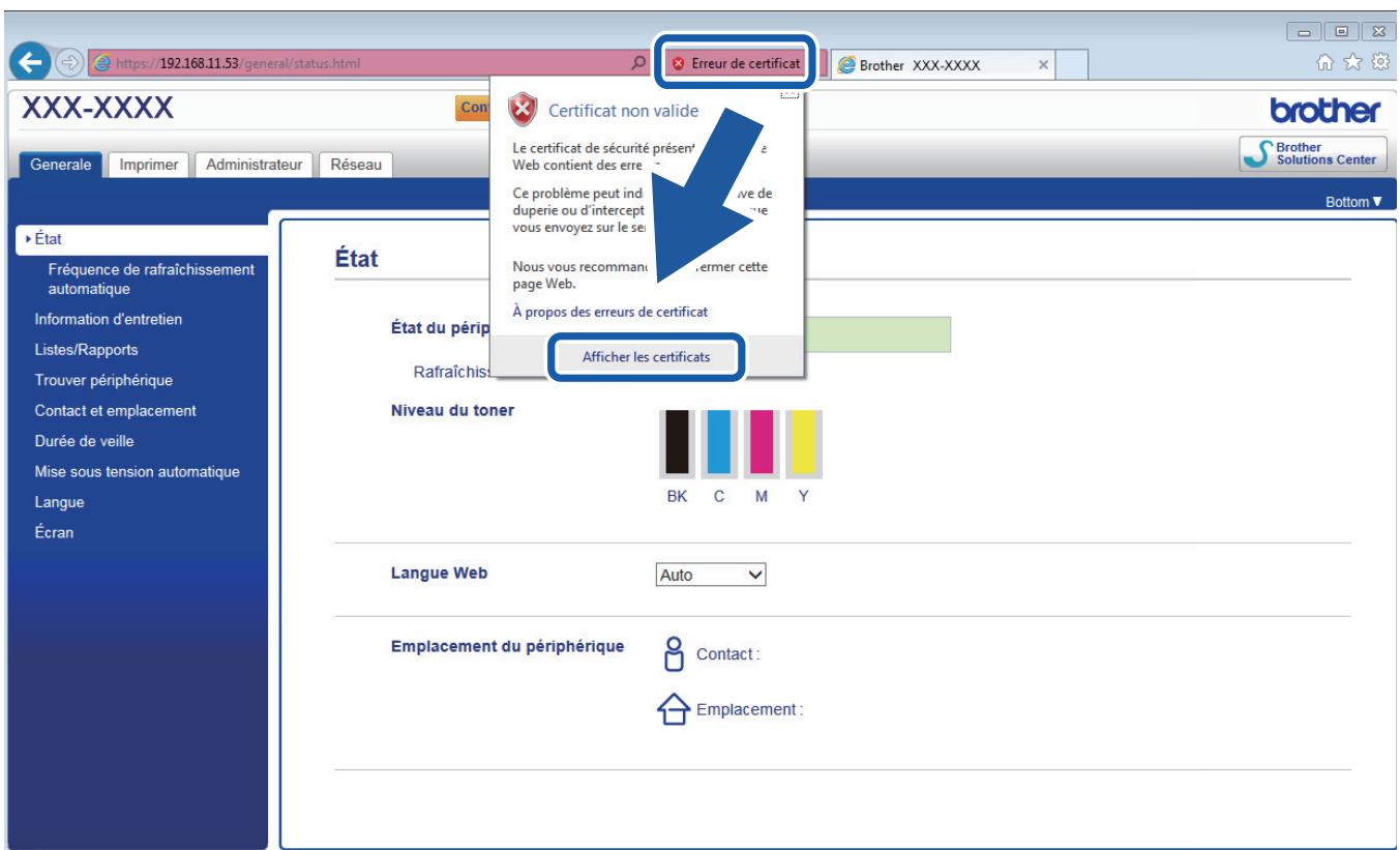 BROTHER HL-L8360CDWLT - Si I'option Plus apparait, cliquez sur Plus. - 4