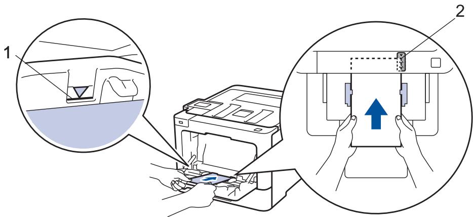 BROTHER HL-L8360CDWLT - Charger et imprimer les enveloppes à l'aide du bac universal - 9