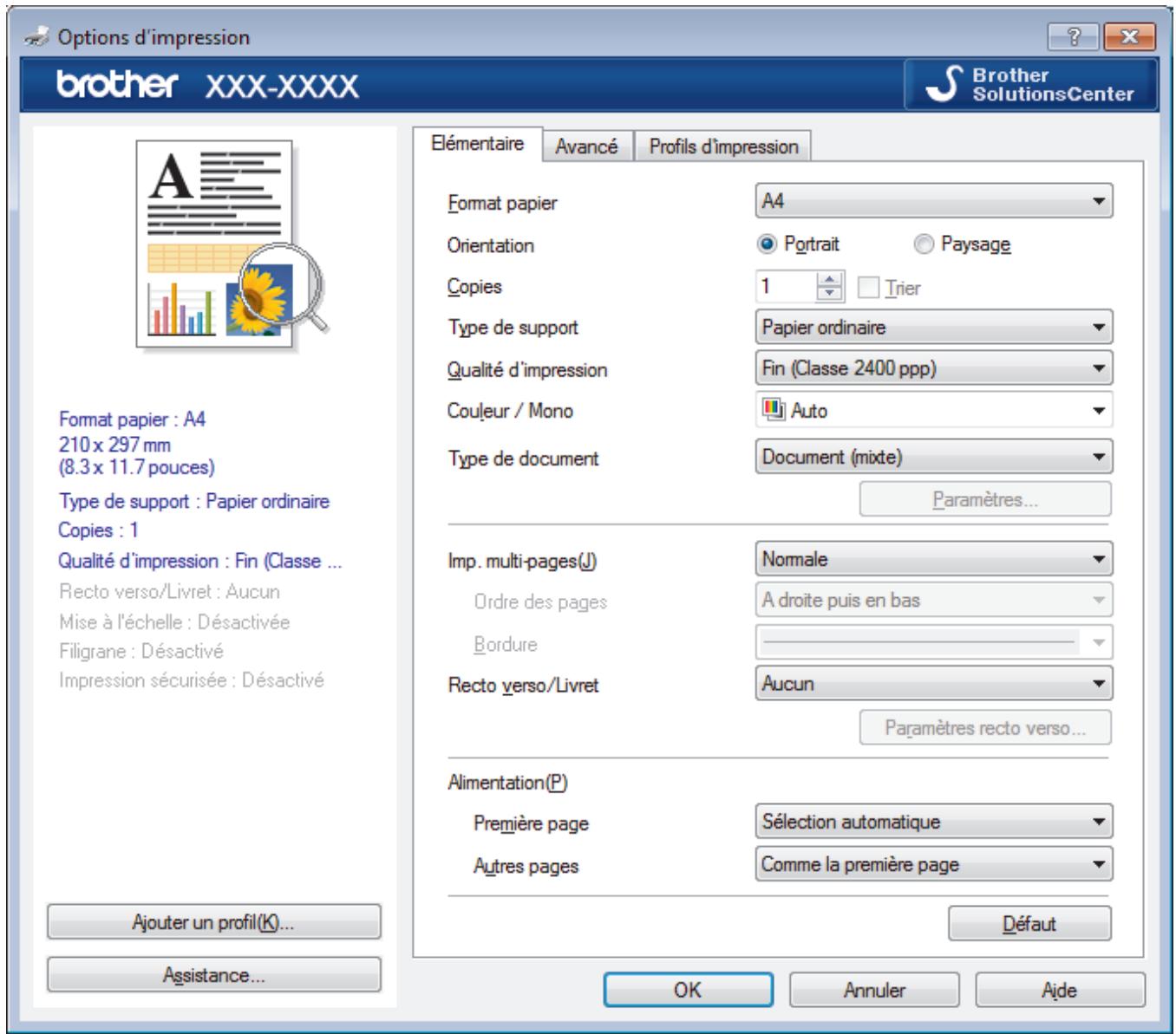 BROTHER HL-L8360CDWLT - Imprimer un document (Windows®) - 1