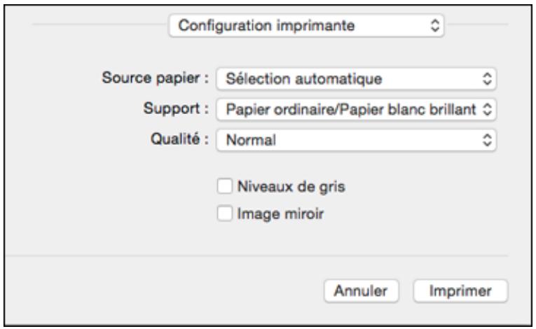 EPSON WF-6090D2TWC - Impression de documents ou de photos - OS X - 1