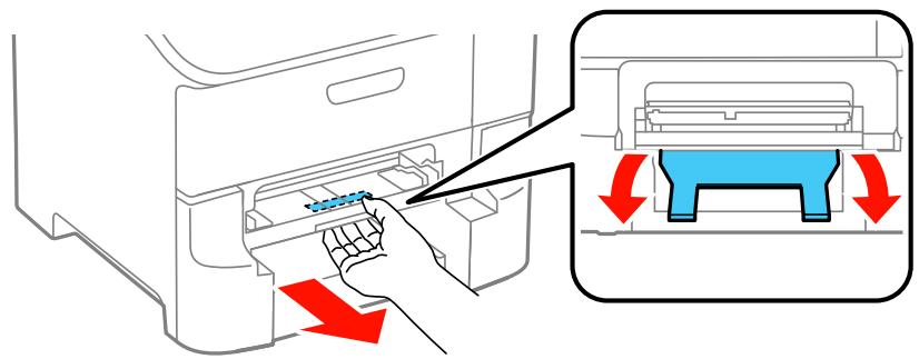 EPSON WF-6090D2TWC - Bourrage papier dans la fente d'alimentation de papier avant (B2) - 2