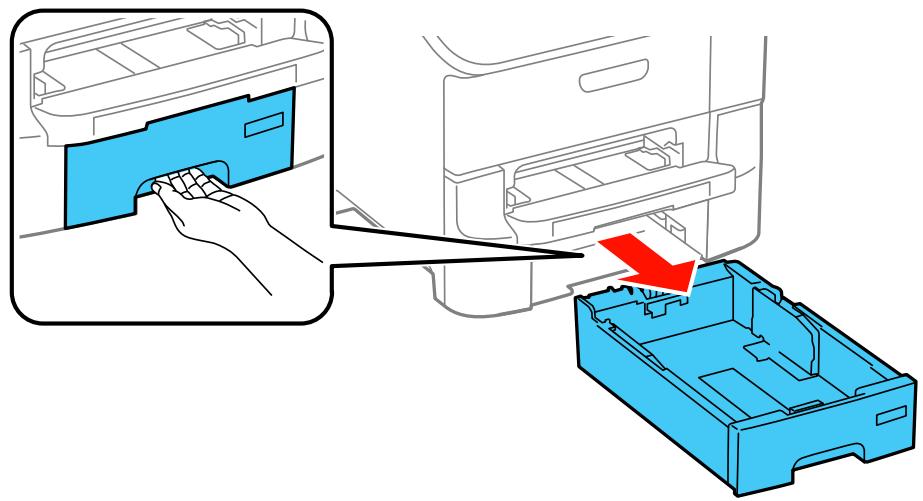 EPSON WF-6090D2TWC - Chargement du papier dans le bac papier - 1