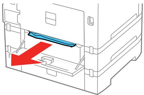 EPSON WF-6090D2TWC - Problème de bourrage papier dans le capot arrière (E) de l'unité de bac papier optionnelle - 2