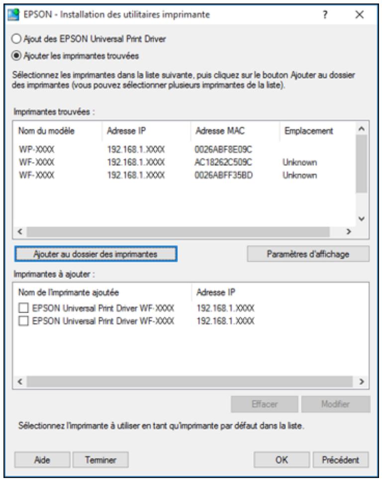 EPSON WF-6090D2TWC - Cliquez sur l'onglet Paramètres optionnels. - 2