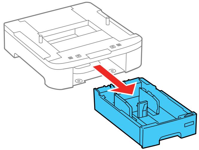 EPSON WF-6090D2TWC - Installation des unités de bac papier optionnelles - 3