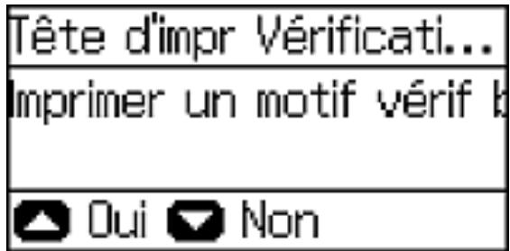 EPSON WF-6090D2TWC - Vérification des buses avec le panneau de commande - 2