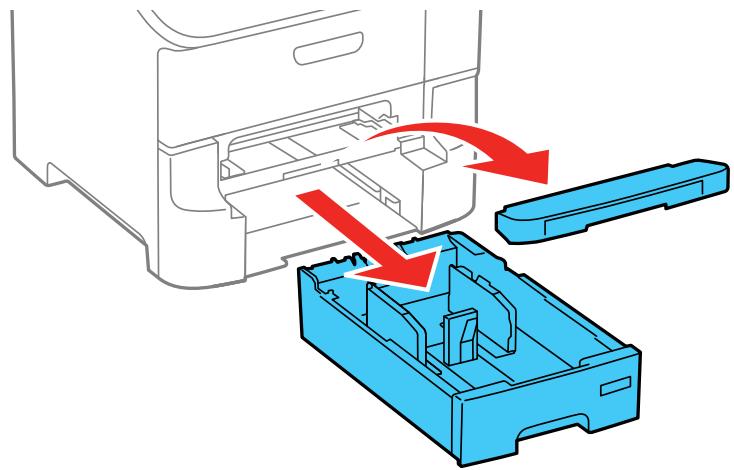 EPSON WF-6090D2TWC - Bourrage papier dans la fente d'alimentation de papier avant (B2) - 1