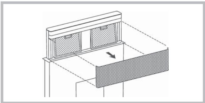 BEST Strip Vetro HF Bianco 90  -  07758051 - Cleaning the grease filters - 2