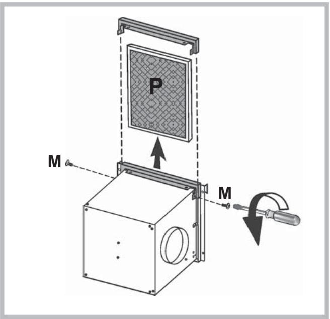 BEST Strip Vetro HF Bianco 90  -  07758051 - Vervanging van de koolstofffilter (P) - 1