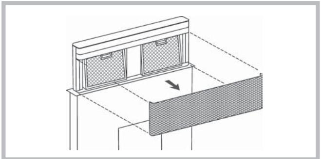 BEST Strip Vetro HF Bianco 90  -  07758051 - Reiniging van de vetfilters - 2