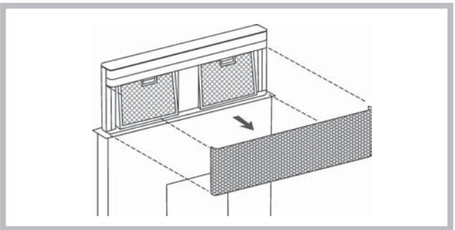 BEST Strip Vetro HF Bianco 90  -  07758051 - Limpieza de los filtros antigrasa - 2