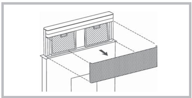 BEST Strip Vetro HF Bianco 90  -  07758051 - Limpeza dos filtros antigordura - 2