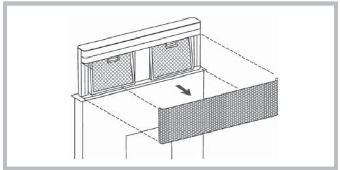 BEST Strip Vetro HF Bianco 90  -  07758051 - Cistenie odsavača pár - 2