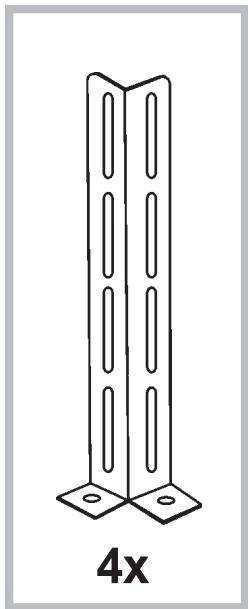 BEST Strip Vetro HF Bianco 90  -  07758051 - 4