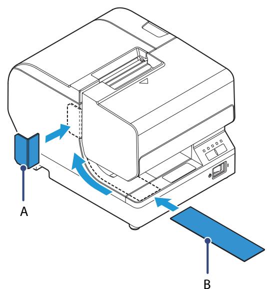 EPSON TM-J7700 - Remove the roll paper. - 1