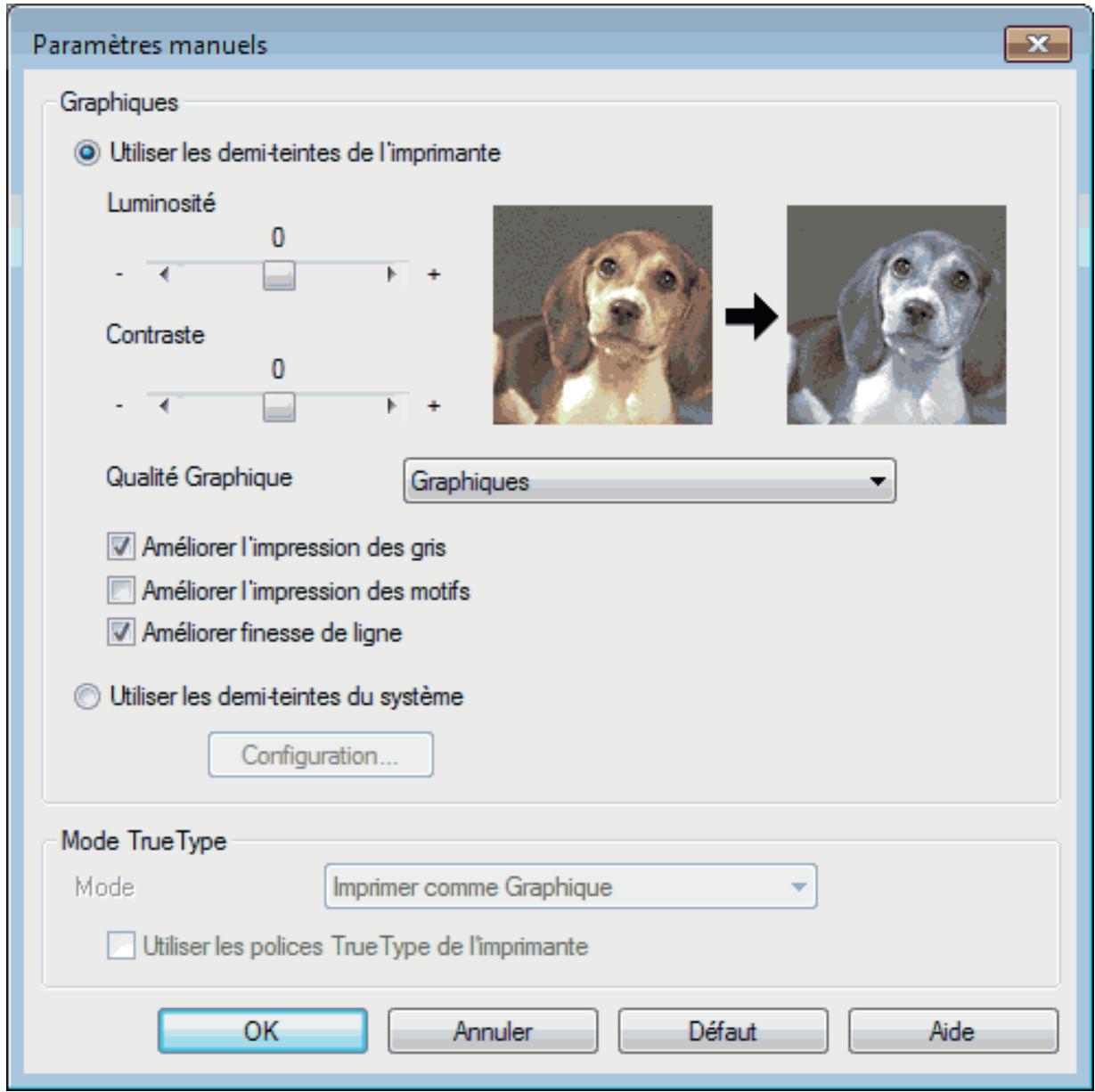 DELL E310DW - Modifier les paramètres d'impression (windows®) - 1